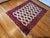 Vintage Turkmen Area Rug in All Over Geometric Pattern in Ivory, Red, Black For Sale - Image 10 of 10