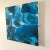 Matthew Izzo Abstract Painting “Modern Blue” - Acrylic on Canvas For Sale - Image 4 of 5