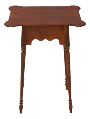 River Bend Tiger Maple Country Side Table