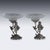19th Century Victorian English Solid Silver Figural Comports from Charles Thomas Fox & George Fox, 1850s, Set of 2 For Sale - Image 12 of 15