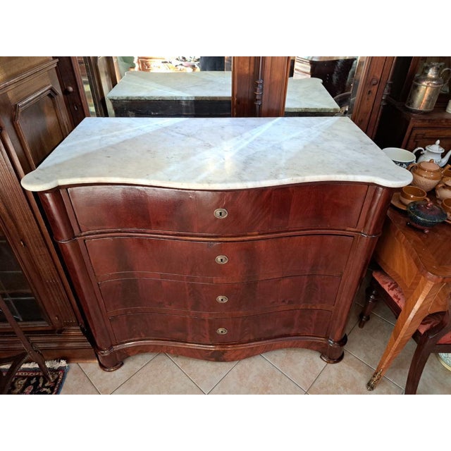 Louis Philippe Chest of Drawers in Mahogany For Sale - Image 6 of 7
