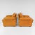 C&B Italia Vintage Coronado Brown Leather Chairs by Tobia Scarpa for C&B Italia, 1972, Set of 2 For Sale - Image 4 of 18