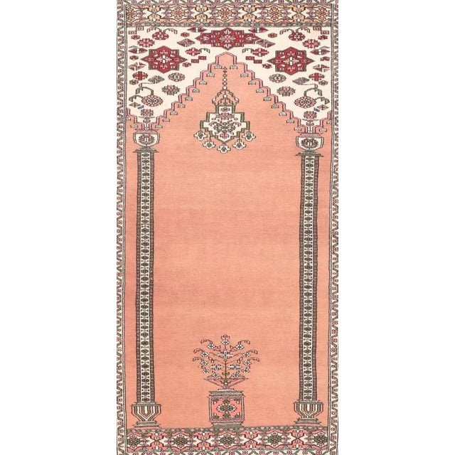 Islamic 1930s Afghan Bokara Prayer Rug-3′3″ × 6′2″ For Sale - Image 3 of 4