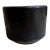 1960s Black Ceramic Planter Gainey Architectural Modern Pottery Calif For Sale
