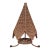 French Modern Sisal Lamp For Sale