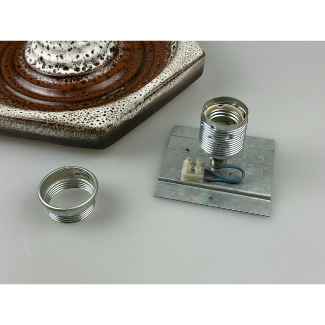 Vintage Wall Lamp in Ceramic, 1960s For Sale - Image 4 of 18