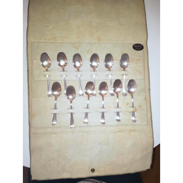 Vintage Teaspoons in Silver, 1960s, Set of 12 For Sale - Image 11 of 11