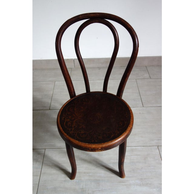 Antique Bentwood Children's Chair from Fischel, Early 20th Century For Sale - Image 3 of 13