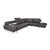 Modern Shine Leather Corner Sofa from Ewald Schillig For Sale - Image 3 of 18