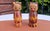 Brown Wooden Salt and Pepper Shakers, 1960s, Set of 2 For Sale - Image 8 of 8