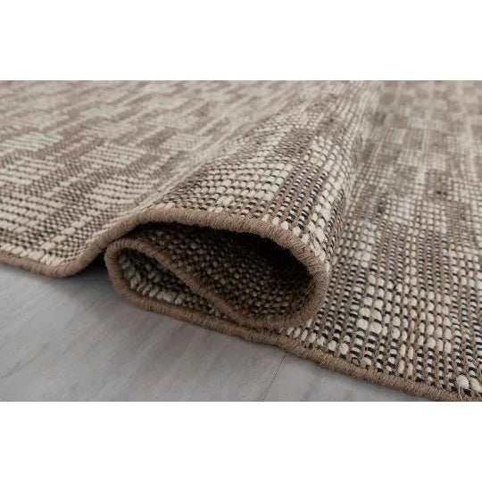 Mid-Century Modern White Wool Jute Hand Woven Rug - 9x12 Ft. For Sale - Image 3 of 11