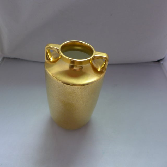 Pickard Etched China Gold Vase Chairish