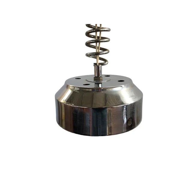 Mid-Century Modern Vintage Ceiling Light in Colored Glass and Steel, Italy, 1960s For Sale - Image 3 of 11