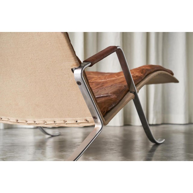FK87 Lounge Chair in Patinated Cognac Leather by Fabricius & Kastholm for Kill International, 1960s For Sale - Image 16 of 18