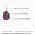 Mid Century Modern Inspired 12.53 Ct Natural Oval Star Ruby Solitaire Pendant in 925 Silver For Sale - Image 9 of 12