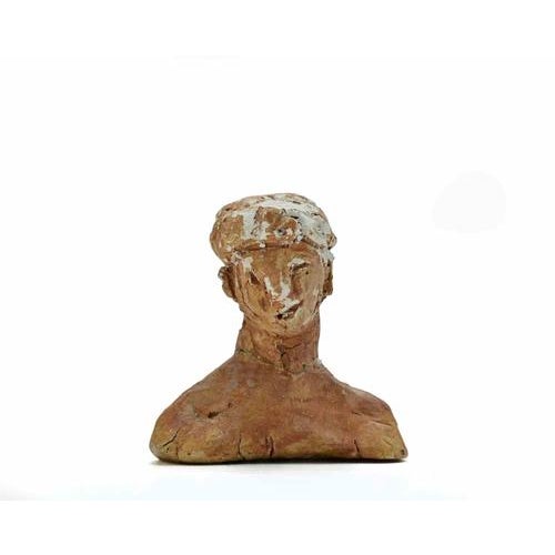1960s Sirio Pellegrini, Portrait Sculpture, 1960s, Terracotta For Sale - Image 5 of 5