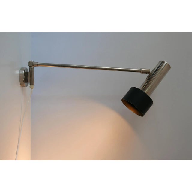 German Aluminum and Metal Sconce from Beisl, 1960s For Sale - Image 4 of 15