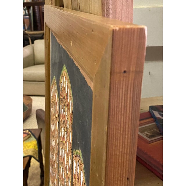 American 1990s Jimmy Lee Sudduth Folk Art Painting With Mud For Sale - Image 3 of 13