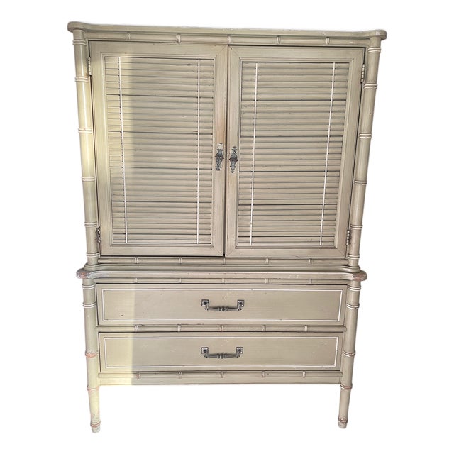 Vintage Henry Link Style Armoire For Sale