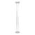 Estiluz Chrome Torchiere Floor Lamp by Leonardo Marelli For Sale