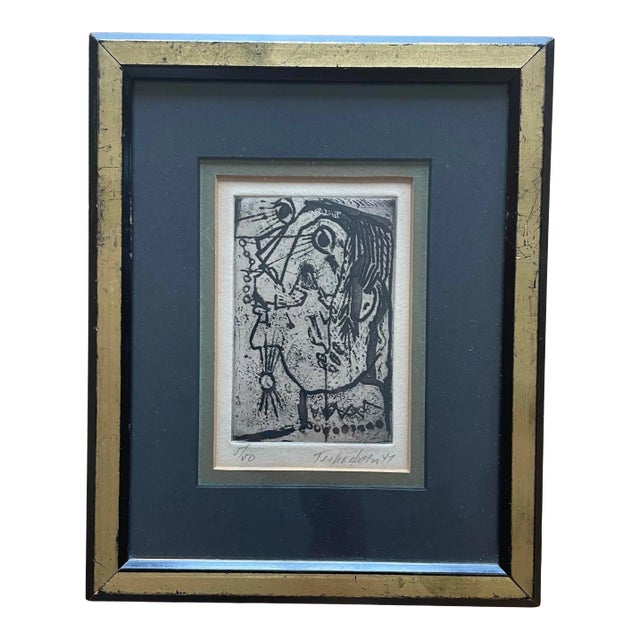 Signed Nahum Tschacbasov "Portrait of a Woman" For Sale