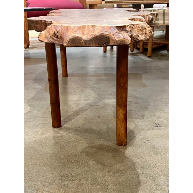 Nakashima Style Organic Modern Coffee Table For Sale In Greensboro - Image 6 of 9