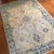 2010s Contemporary Turkish Oushak Rug in Beige and Blue Tones | 5'1" X 7'8" For Sale - Image 5 of 5