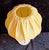 Vintage Table Lamp with White Plastic and Yellow Fabric Shade, 1970s For Sale - Image 6 of 7