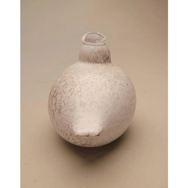 Late 20th Century Late 20th Century Hand Blown Art Glass Bird Sculpture For Sale - Image 5 of 11