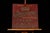 Red Vintage Iroquois Beer "Three Aces" Painted Tin Sign For Sale - Image 8 of 8