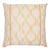 Schumacher x Mark D. Sikes Santa Monica Ikat 22" Pillow in Yellow For Sale