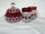 Late 19th Century Early American Ruby Glassware Set - 6 Pieces (Thompson Glass Co.) (Duncan & Miller Glass Co.) For Sale - Image 5 of 8