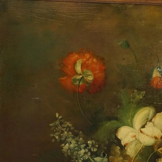 Art Deco Monumental Floral Still Life Giclee, Framed, 20th Century For Sale - Image 3 of 12