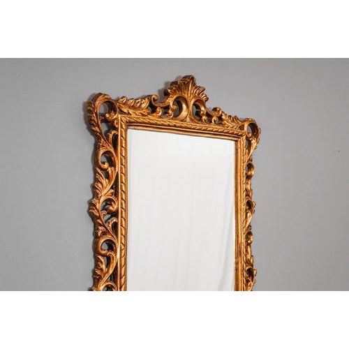 Baroque Style Mirror, 1800s For Sale - Image 4 of 11