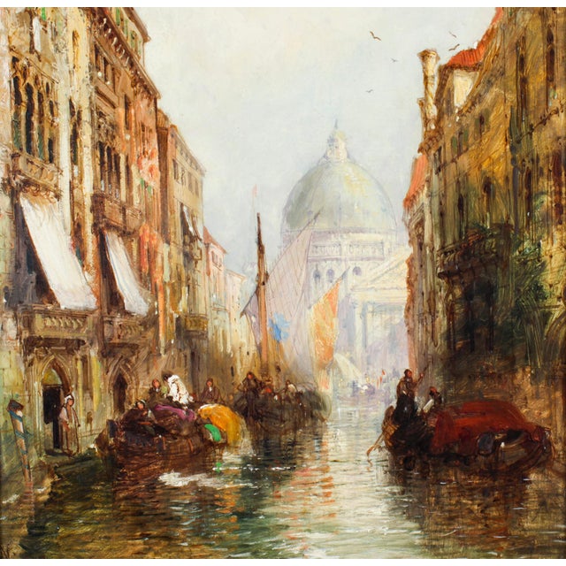 Jane Vivian, View of San Simeone Piccolo, 19th-Century, Oil on Canvas For Sale - Image 3 of 12