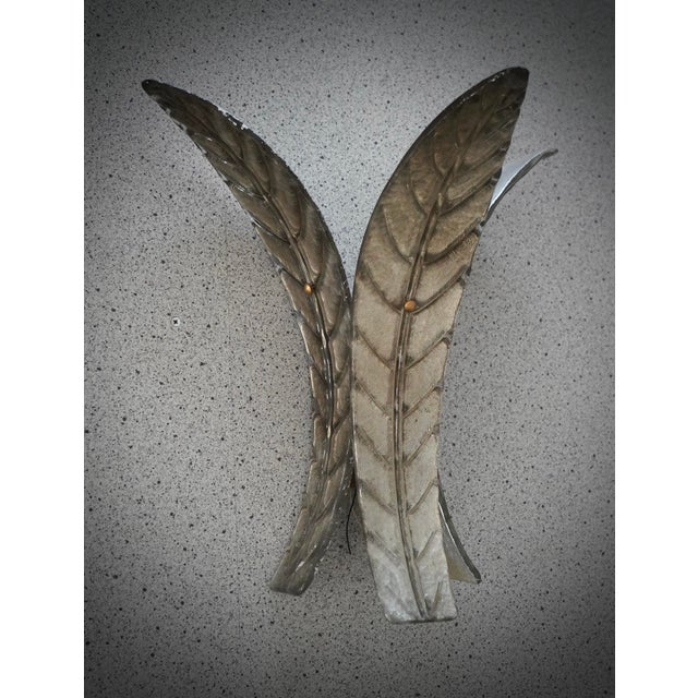Art Deco Murano Silver Art Glass Wall Lights and Sconces, 2000 For Sale - Image 10 of 10