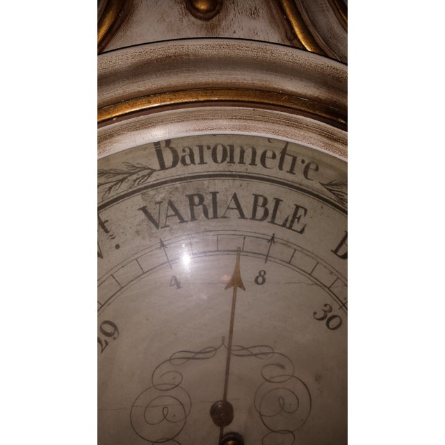 Vintage Large French Wall Barometer | Chairish