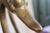 Gold Large Brass Swan Dining Table With a Glass Top From the 1970s For Sale - Image 8 of 18