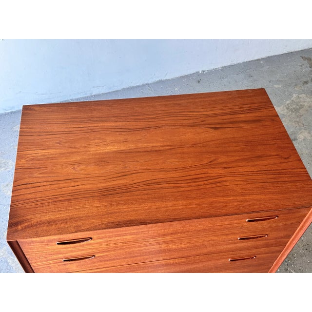 1960s Attributed to Erik Buch Teak Danish Modern Gentlemen's Chest For Sale - Image 9 of 9