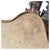 An exceptional and highly sought-after mid-century modern shield-shaped wall mirror designed in the distinct style of Gio...