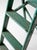 Vintage Painted Green Wood Ladder For Sale - Image 11 of 12