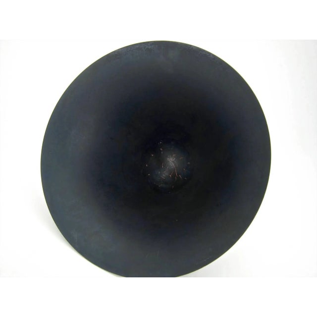 Marie Zimmermann Arts & Crafts Bowl With Dark Blue Patina, Circa 1915 For Sale - Image 9 of 11