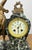 Gold Vintage French Style Marble Clock For Sale - Image 8 of 18