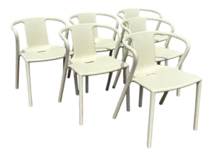 White Stackable Air Armchair by Jasper Morrison for Magis, Set of 6