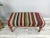 Details SIZE: 18X18X36 Inches ( with legs ) - 45x45x90 cm TYPE: Handmade Ottoman Bench CONDITION: is good. CONSTRUCT: It...