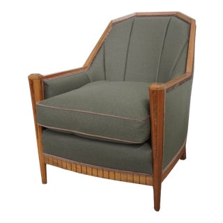 Vintage Art Deco Arm Chair For Sale