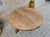 Large Mid-Century Modern Round Oak Coffee Table, 1970s For Sale - Image 4 of 13