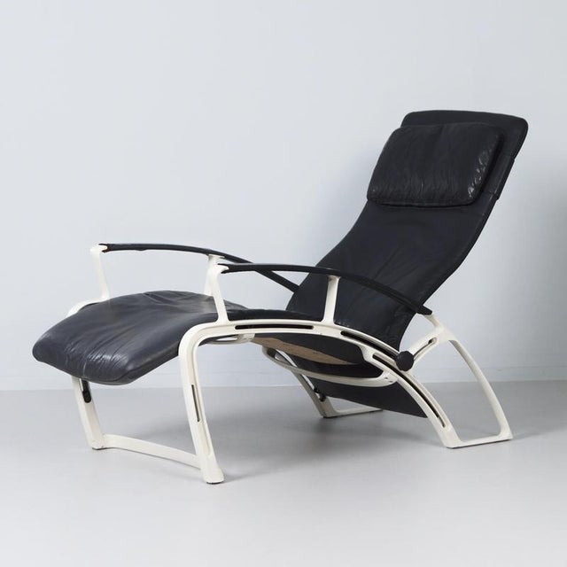 Industrial IP84s Lounge Chair by Ferdinand Alexander Porsche for Interprofil, Germany, 1980s For Sale - Image 3 of 12