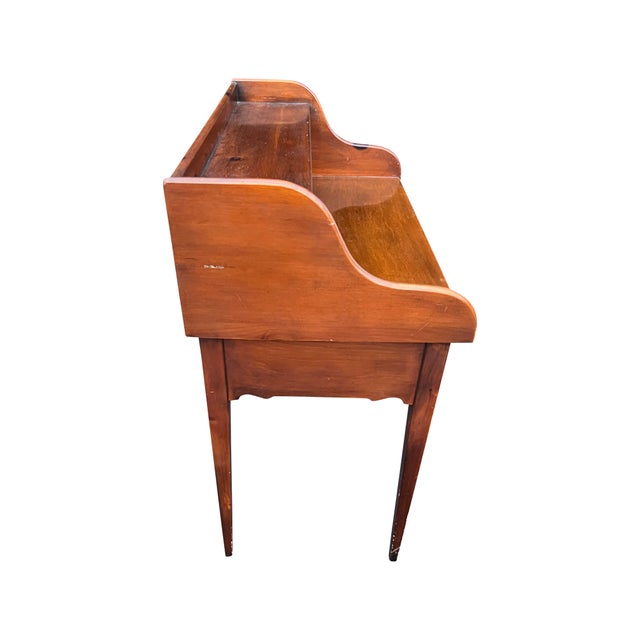 Mid 20th Century Knotty Pine Shop Antiqued Style Desk Chairish