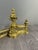 19th Century Late 19th Century Louis XVI Style Gilt Bronze Andirons, Set of 3 For Sale - Image 5 of 8